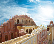 Hawa Mahal, the Palace of Winds, Jaipur, Rajasthan, India.