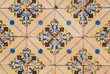 Traditional Portuguese glazed tiles Traditional Portuguese glazed tiles