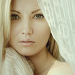 portrait of beautiful blond woman