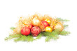Christmas decoration on fir branch