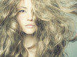 Beautiful woman with magnificent hair Beautiful woman with magnificent hair