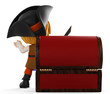pirate boy back view