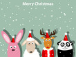 Vektor: Christmas card Christmas card