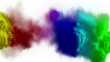 Rainbow explosion