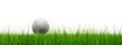 High resolution golf ball in grass High resolution golf ball in grass