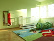 Crocodile theme child bedroom
