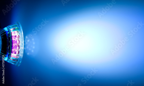 Photo: Beam of led lamp Beam of led lamp