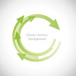 Green Arrows Background # Vector