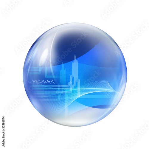 Illustration: abstract bubble abstract bubble