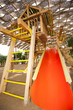 Climbing frame in a childrens play area