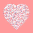 heart shape bubbles