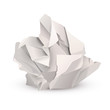Vektor: Crumpled paper ball Crumpled paper ball