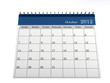Calendar October 2012