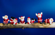 babbi natale su ramo