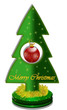 The original Christmas tree with a ball on a stand The original Christmas tree with a ball on a stand