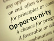 Focus on the word "Opportunity"