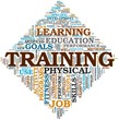 Training concept in tag cloud