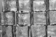 Melting ice cubes closeup