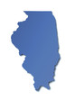 Karte von Illinois - USA