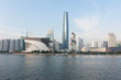 Guanghzou city and Zhujiang river Guanghzou city and Zhujiang river