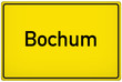 Ortseingangsschild der Stadt Bochum