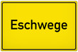 Ortseingangsschild der Stadt Eschwege