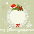 ornamental openwork Christmas Frame ornamental openwork Christmas Frame