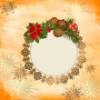 ornamental openwork Christmas Frame ornamental openwork Christmas Frame
