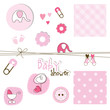 Baby shower elements
