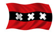 Illustration: amsterdam fahne flag amsterdam fahne flag