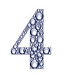 number four bubbles
