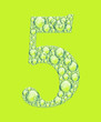 green five bubbles