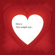 Red background with hearts Red background with hearts