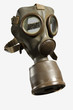 Vintage Gas Mask Ispolated on White Background