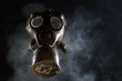 Vintage Gas Mask Ispolated