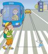 the boy was in the middle of the road, what to do?