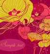 Floral vector background