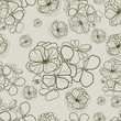 Vector seamless floral pattern