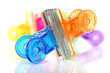 Farbige Papierclips