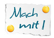 Zettel - Mach mit!