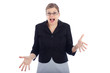 Shocked woman