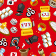 seamless casino pattern