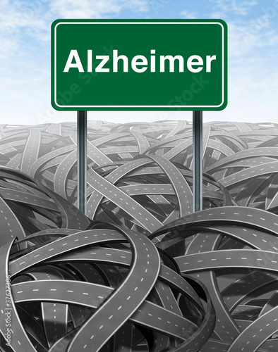 Illustration: Alzheimer Disease and Dementia Medical concept Alzheimer Disease and Dementia Medical concept