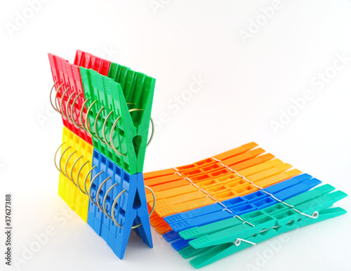 Photo: Sets color clothes-pegs Sets color clothes-pegs