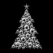black & white christmas