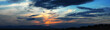 panorama al tramonto in sardegna