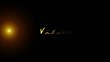 Text mit Licht - Vision