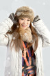Beautiful winter woman
