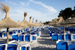 loungers on the beach loungers on the beach