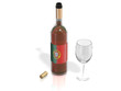 BOTTLE  OF WINE PORTUGAL